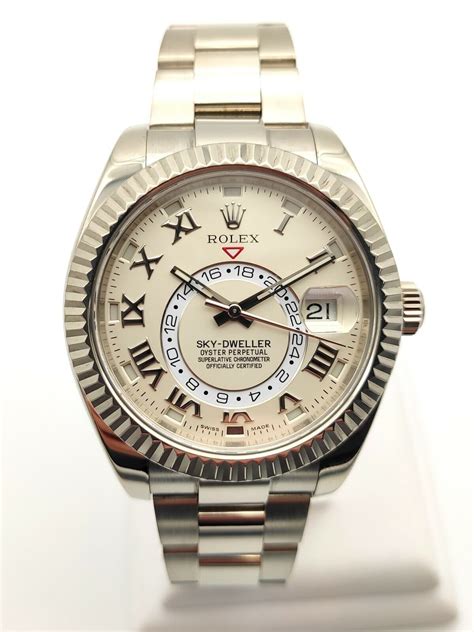 rolex sky dweller roman numerals|rolex sky dweller dial.